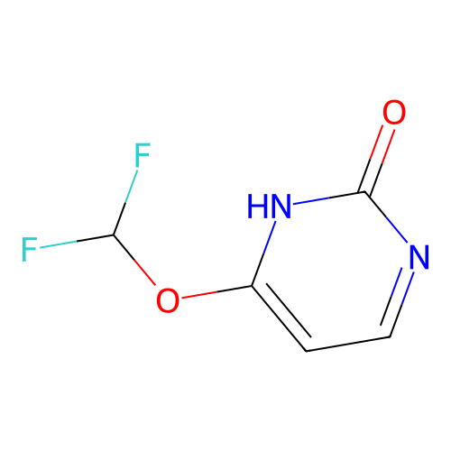 2-Hydroxy-4-difluormethoxy-pyrimidine structure