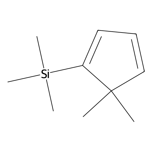 1,3-Cyclopentadiene, 5,5-dimethyl-1-trimethylsilyl- structure