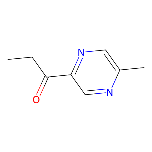 1-(5-Methyl-2-pyrazinyl)-1-propanone structure