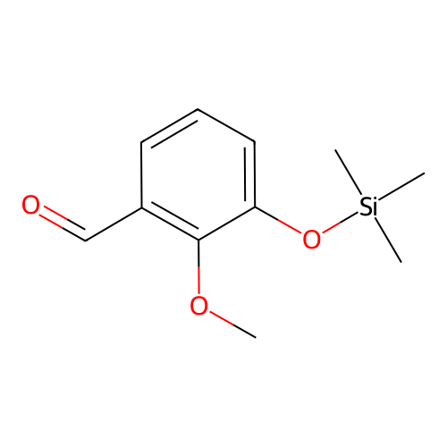 2-Methoxy-3-[(trimethylsilyl)oxy]benzaldehyde structure