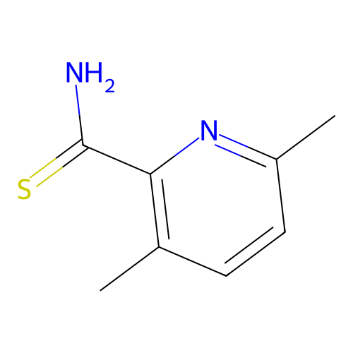 3,6-Dimethylpyridine-2-carbothioamide structure