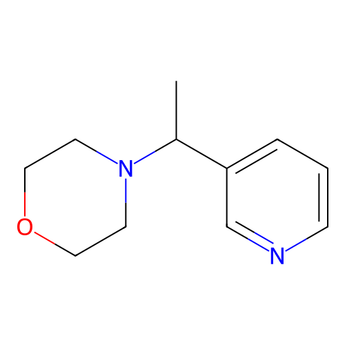 Morpholine, 4-(1-pyridin-3-ylethyl)- structure