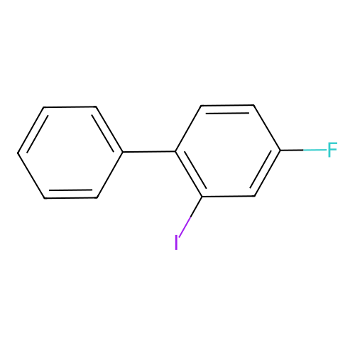 2-Iodo-4-fluorobiphenyl structure