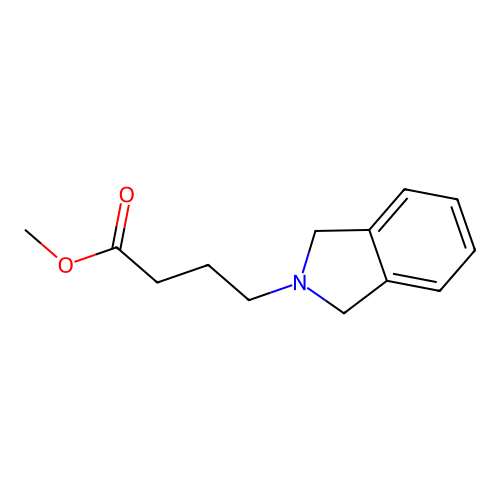Methyl 1,3-dihydro-2H-isoindole-2-butanoate structure