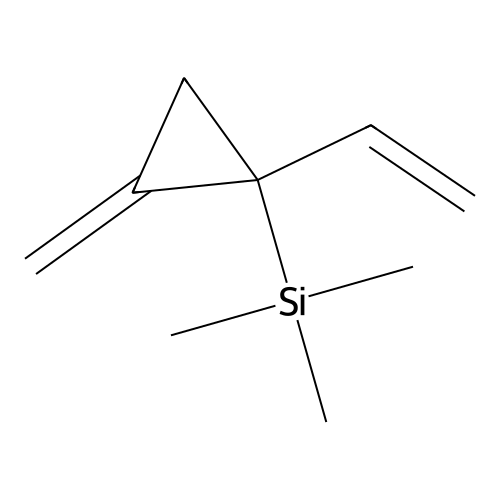 Cyclopropane, 1-methylene-2-trimethylsilyl-2-vinyl- structure