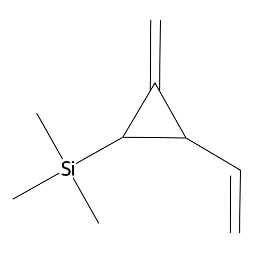 Cyclopropane, 1-ethenyl-2-methylene-3-(trimethylsilyl)- structure