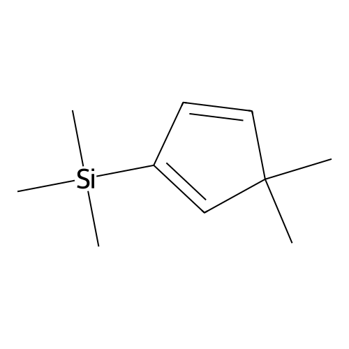 1,3-Cyclopentadiene, 5,5-dimethyl-2-trimethylsilyl- structure