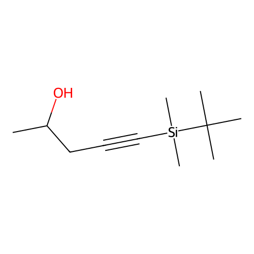 1-Pentyn-4-ol, 1-(tert-butyldimethylsilyl)- structure