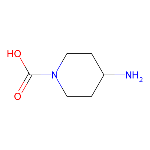 4-Amino-1-piperidinecarboxylic acid structure