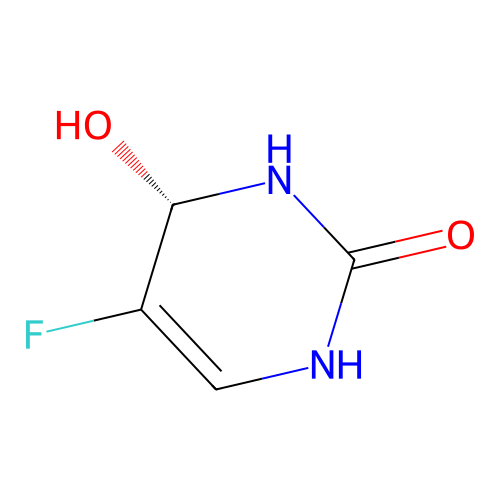 (4S)-5-Fluoro-4-hydroxy-3,4-dihydro-2(1H)-pyrimidinone structure