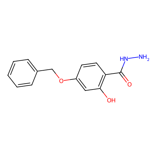 4-(Benzyloxy)-2-hydroxybenzohydrazide structure