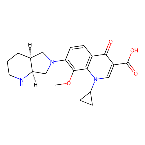 Moxifloxacin Impurity 3 structure