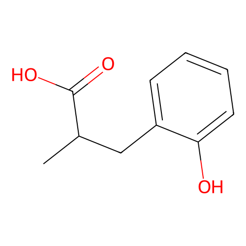 3-(2-Hydroxyphenyl)-2-methylpropanoic acid structure
