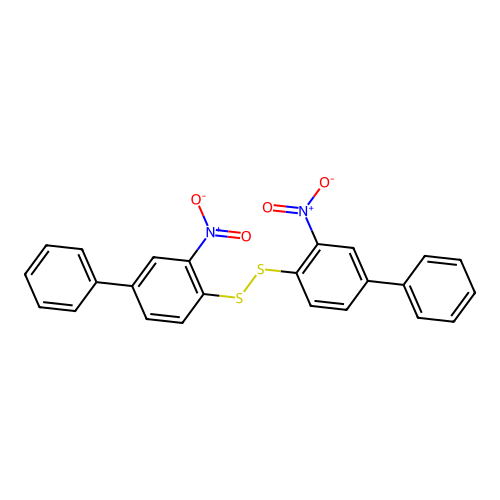 Di2-nitro-4-phenylphenyl disulfide structure