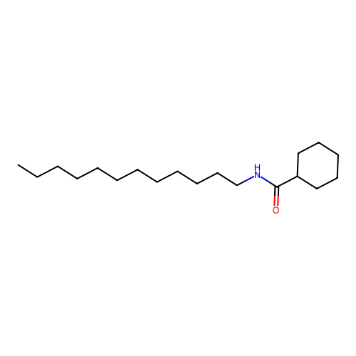 N-dodecylcyclohexanecarboxamide structure