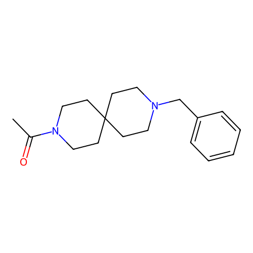 Ethanone, 1-[9-(phenylmethyl)-3,9-diazaspiro[5.5]undec-3-yl]- structure