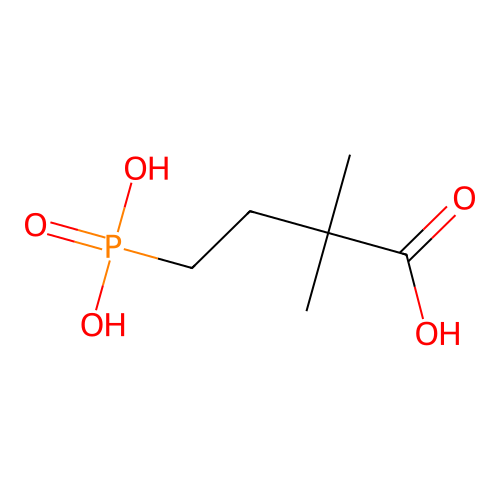 2,2-Dimethyl-4-phosphonobutanoic acid structure