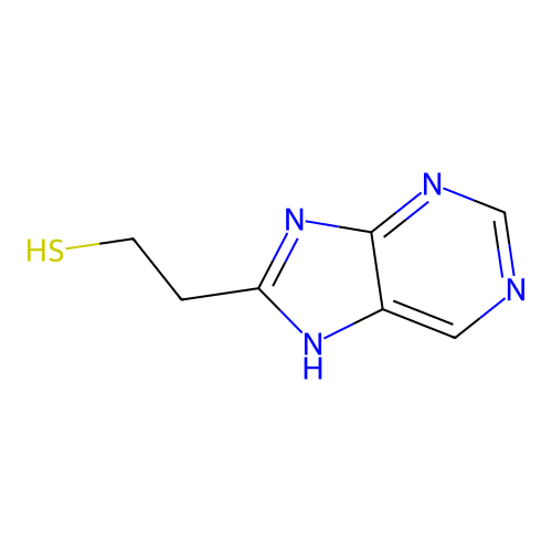 2-(7H-嘌呤-8-基)乙硫醇 structure