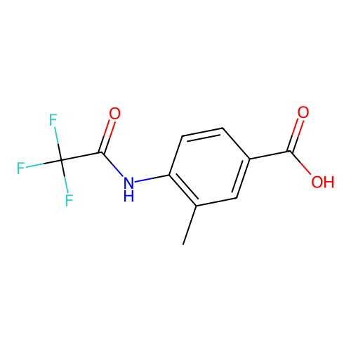 4-(三氟乙酰氨基)-3-甲基苯甲酸 structure