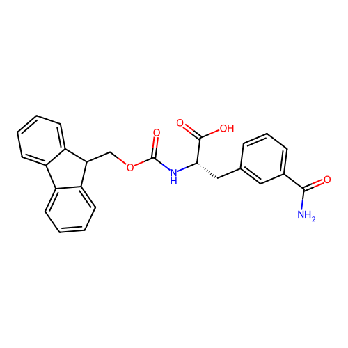 Fmoc-L-3-Carbamoylphe structure