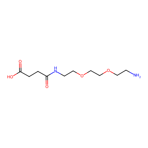 4-Oxo-4-[2-[2-(2-aminoethoxy)ethoxy]ethylamino]butanoic acid structure