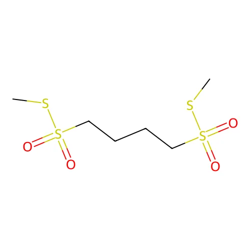 1,4-双(甲硫基磺酰基)丁烷 structure