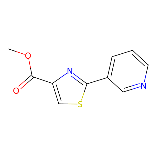 4-Thiazolecarboxylic acid, 2-(3-pyridinyl)-, methyl ester structure