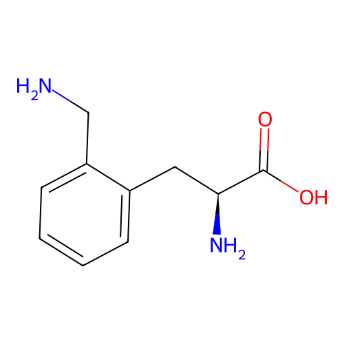 L-2-Aminomethylphenylalanine structure