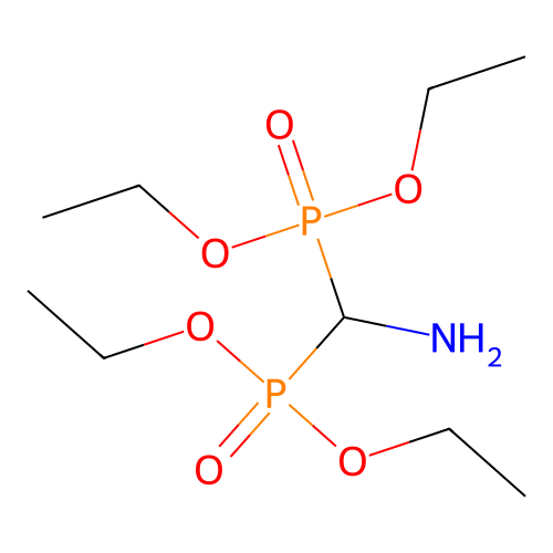 Tetraethyl aminomethylenediphosphonate structure