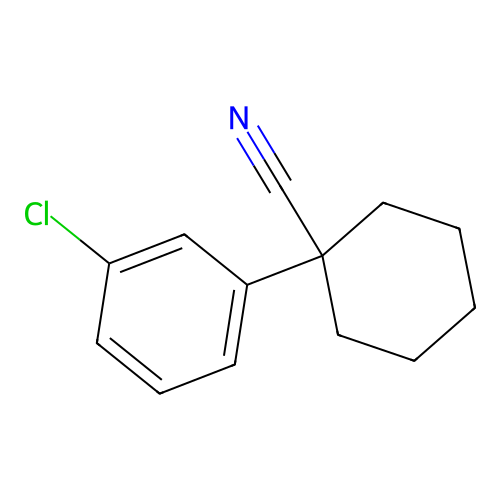 1-(3-Chlorophenyl)cyclohexane-1-carbonitrile structure