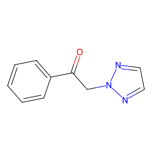 1-Phenyl-2-(triazol-2-yl)ethanone structure