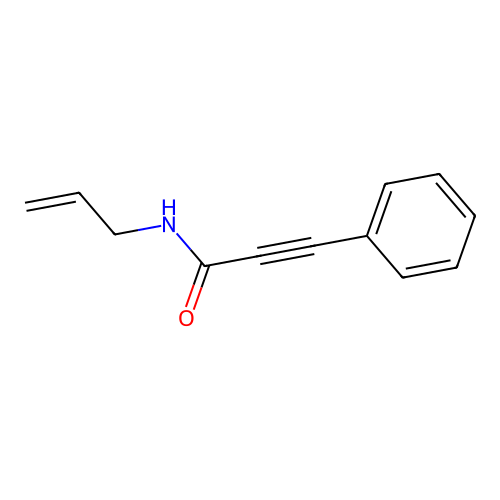 3-phenyl-N-(prop-2-en-1-yl)prop-2-ynamide structure