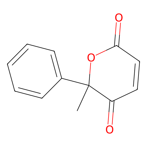 6-Methyl-6-phenylpyran-2,5-dione structure
