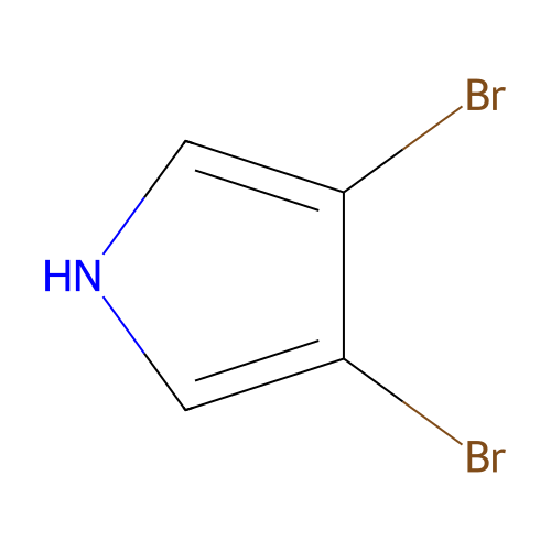 3,4-dibromo-1H-pyrrole structure