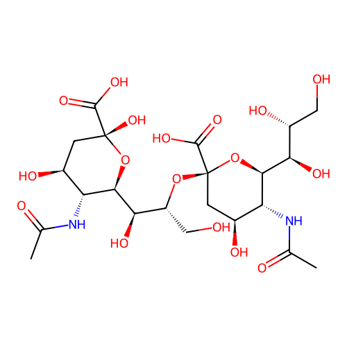 alpha-Neup5Ac-(2->8)-alpha-Neup5Ac structure