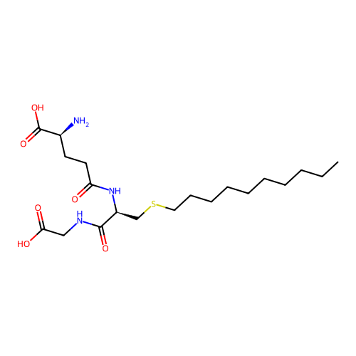 S-Decyl GSH structure