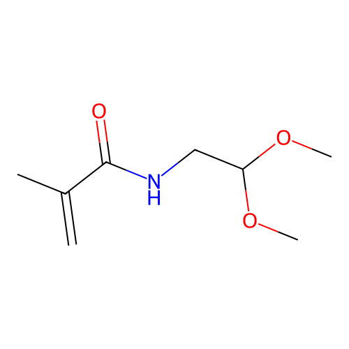 N-(2,2-Dimethoxyethyl)methacrylamide structure