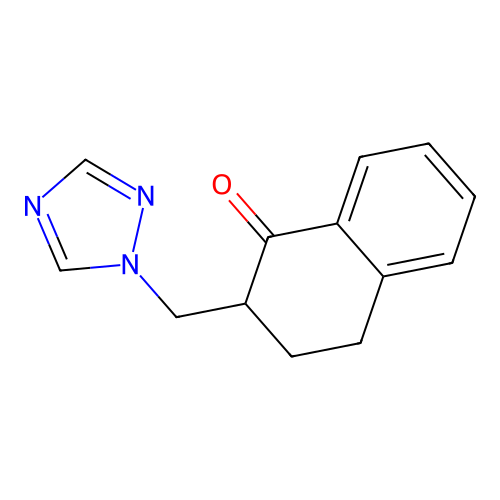 2-(1H-1,2,4-triazol-1-ylmethyl)-3,4-dihydronaphthalen-1(2H)-one structure