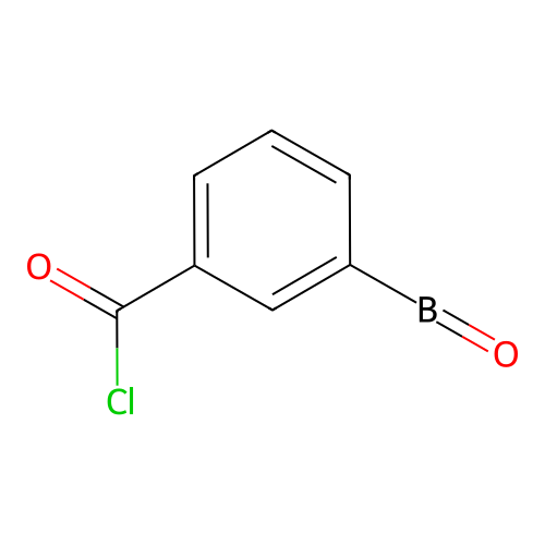 3-oxoboranylbenzoyl Chloride structure