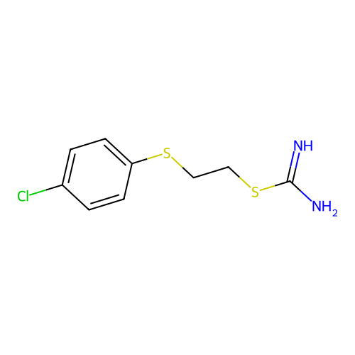 2-[(4-Chlorophenyl)thio]ethyl carbamimidothioate structure