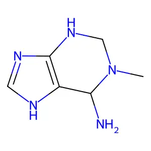 1-甲基-2,3,6,7-四氢-1H-嘌呤-6-胺 structure