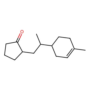 2-［2-(4-甲基-3-环己烯-1-基)丙基］环戊酮 structure