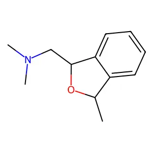 N,N-Dimethyl-1-(3-methyl-1,3-dihydro-2-benzofuran-1-yl)methanamine structure