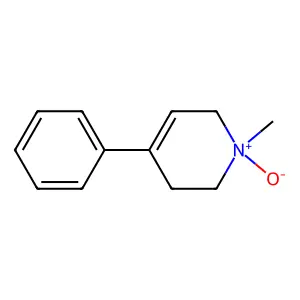 1-Methyl-4-phenyl-1,2,3,6-tetrahydropyridine N-oxide structure