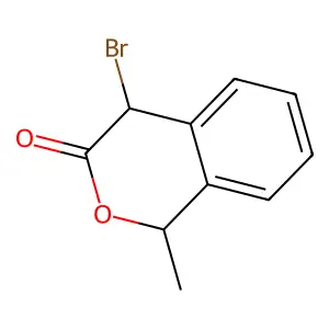 4-Bromo-1-methyl-1,4-dihydro-3H-2-benzopyran-3-one structure