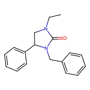 3-Benzyl-1-ethyl-4-phenylimidazolidin-2-one structure