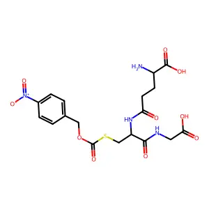 S-(4-nitrocarbobenzoxy)glutathione structure