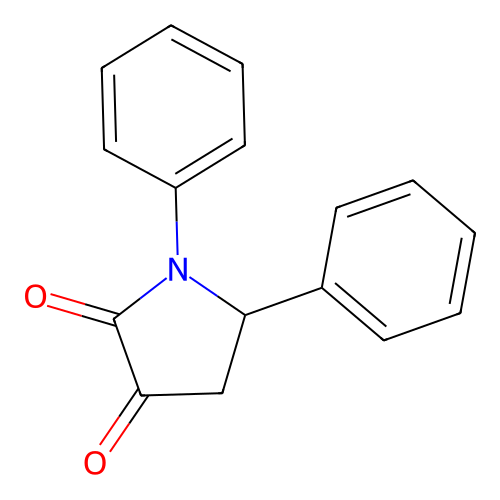 1,5-Diphenylpyrrolidine-2,3-dione structure