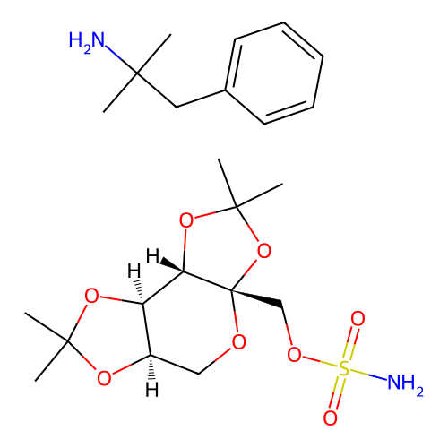 芬他命與托吡酯複方 structure