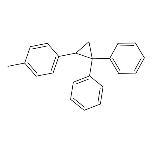 Benzene, 1-(2,2-diphenylcyclopropyl)-4-methyl- structure